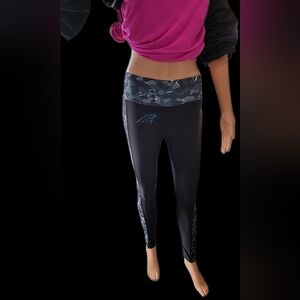 NWT NFL Carolina Panthers Football Leggings XSM, SM, M, LG Women Stretch Pants